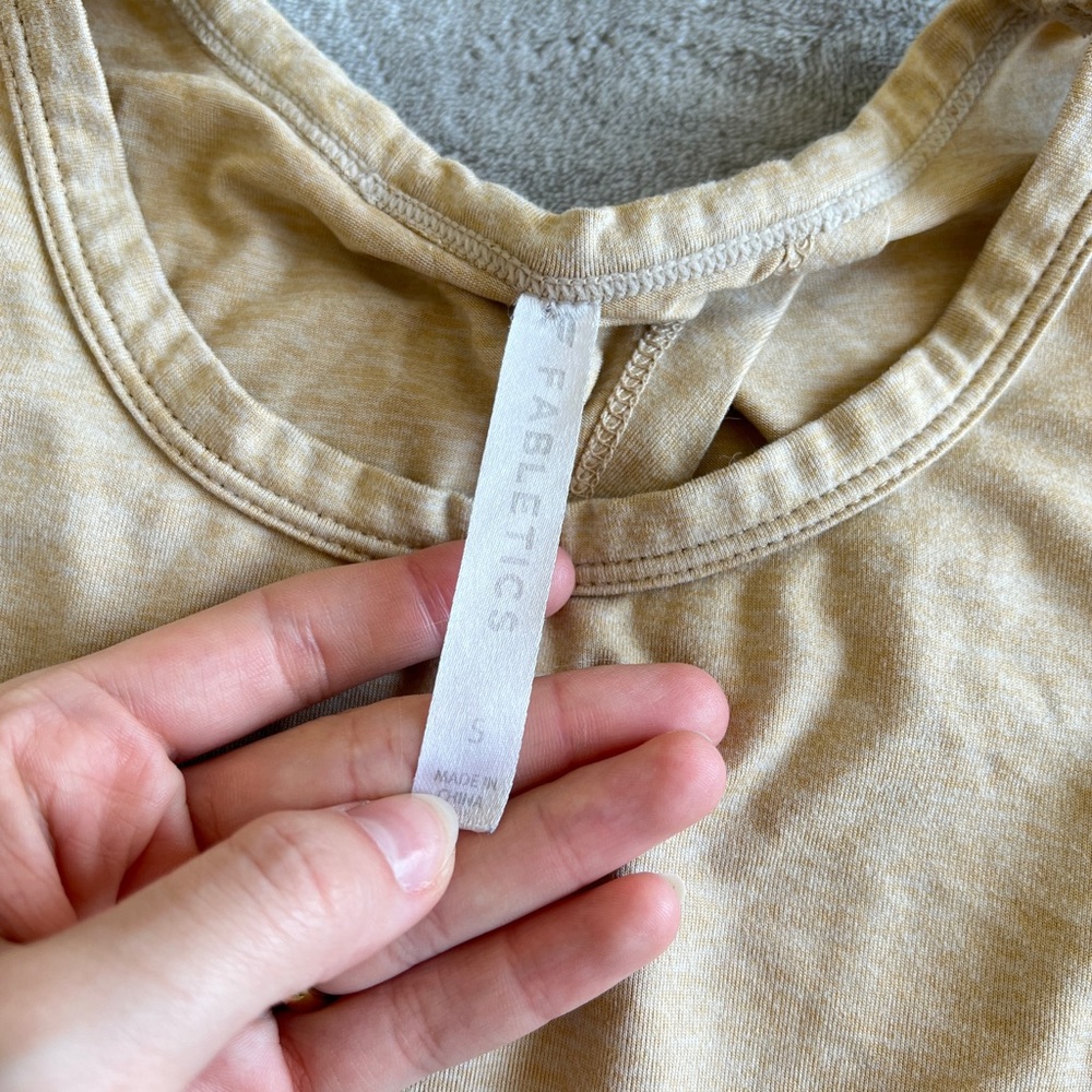 Fabletics Open Back Top Size S - Picture 4 of 4